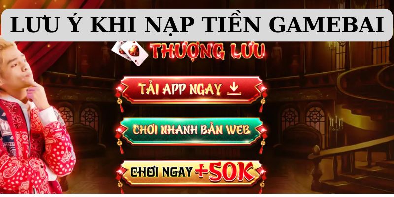 Mot so luu y quan trong khi tien hanh nap tien vao tai khoan